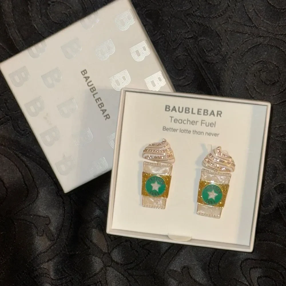 BaubleBar Teacher Fuel Earrings - Picture 1 of 4
